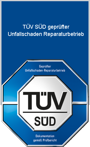 TÜF SÜD geprüfter Unfallschaden Reparaturbetrieb - Auto Dürr